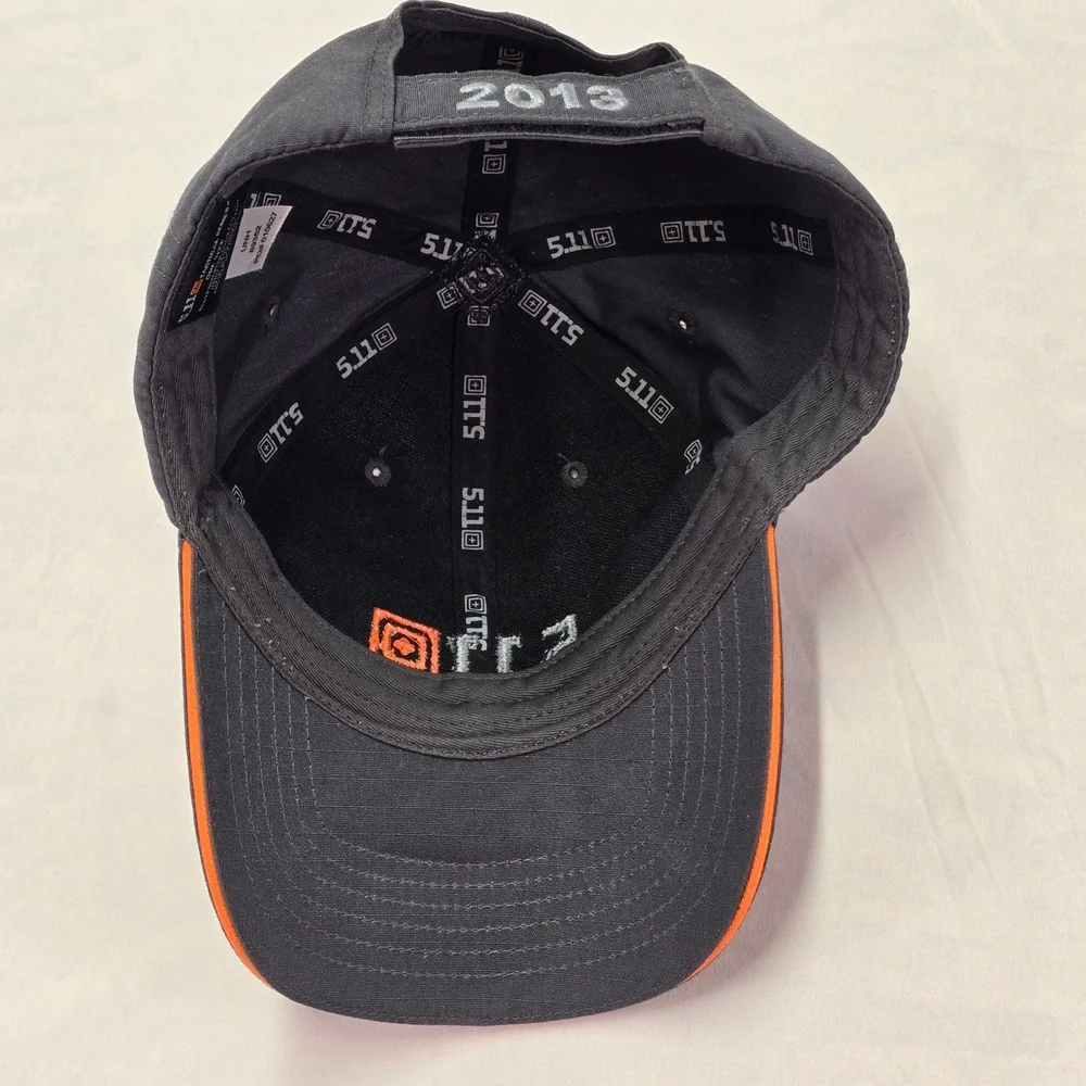 5.11‎ Tactical Hat Baseball Cap Always Be Ready 2013 Black Orange One Size